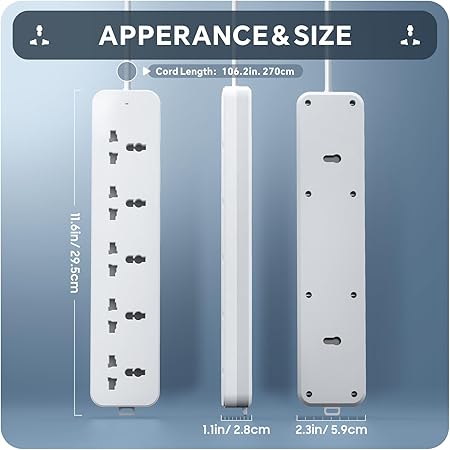 Electric Extension Board For Multiple Use